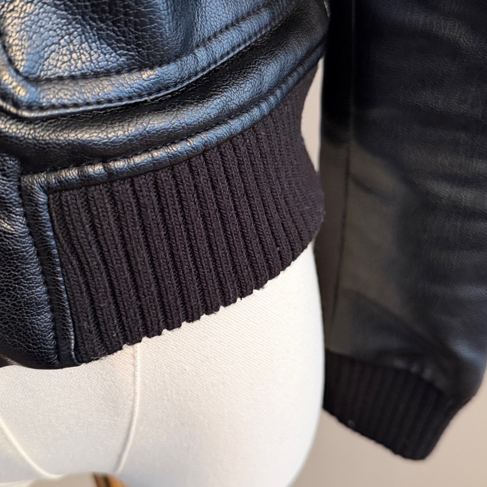 BB DAKOTA BOMBER CROPPED JACKET - Picture 5 of 8